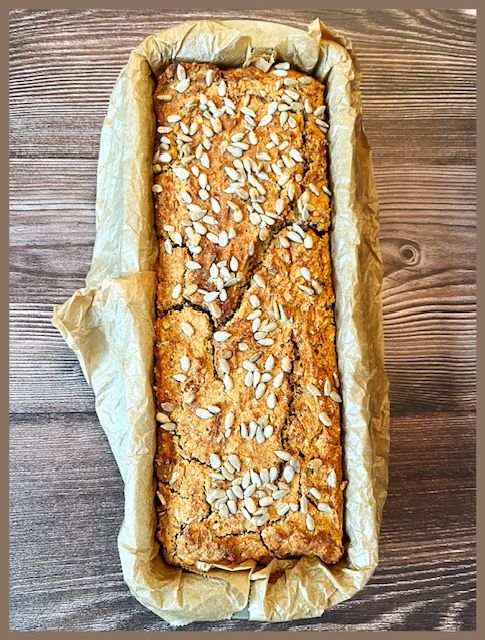 Gekeimtes und fermentiertes Buchweizenbrot glutenfrei