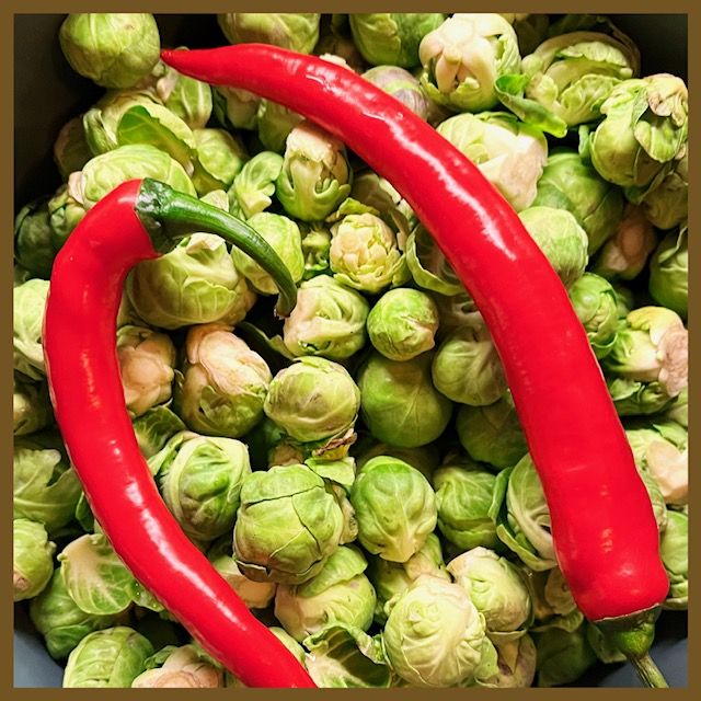 Kohlsprossen mit Chili