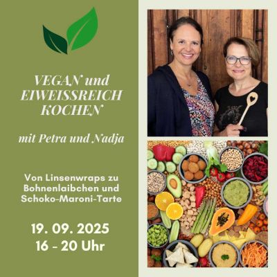 Kochworkshop vegan und eiweißreich