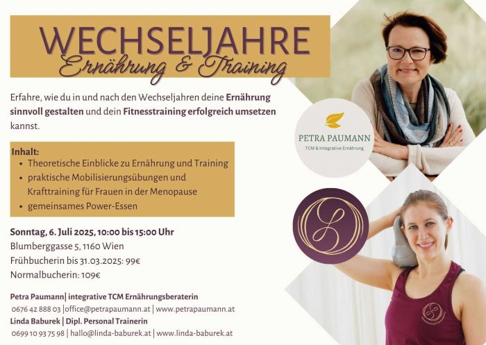 Wechseljahre Ernährung & Training