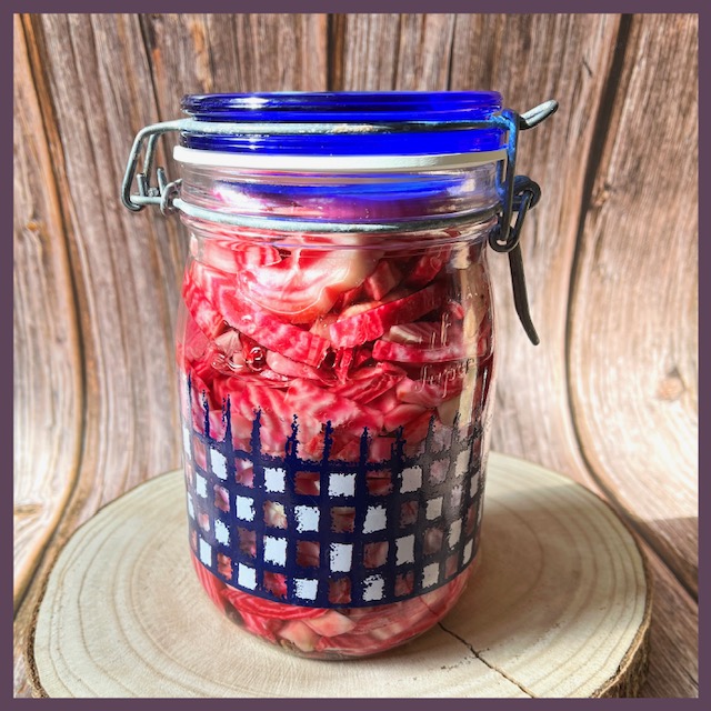 Chioggia Rüben fermentiert