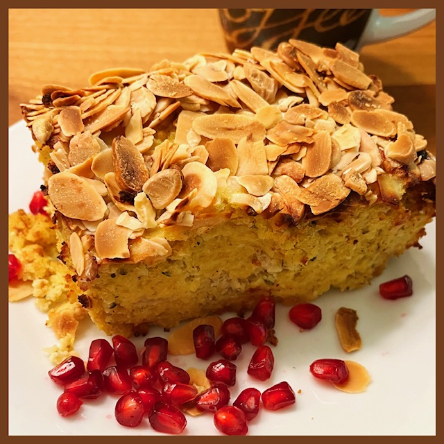 Süßer Polentaauflauf