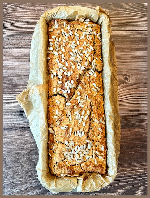 Gekeimtes und fermentiertes Buchweizenbrot glutenfrei