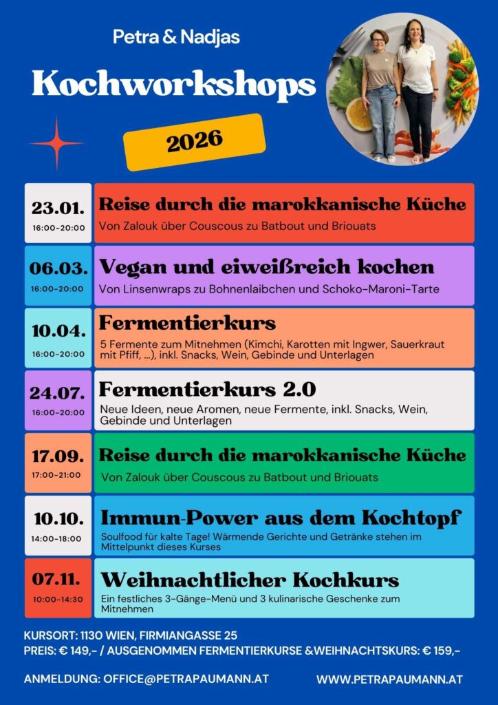 Kochworkshops & Fermentierkurse 2026