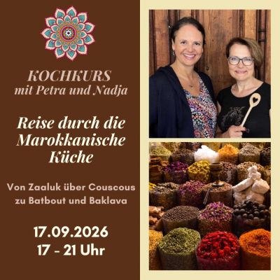 Zum marokkanischen Kochkurs anmelden
