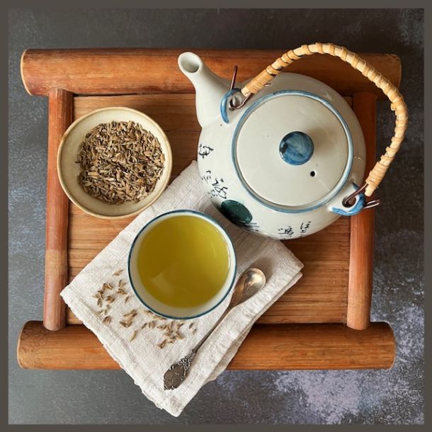 Fencheltee Teekanne Fenchelsamen